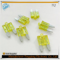 Zinc Alloy PC Material Mini Blade fuse for VW with LED